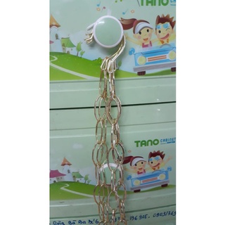 Dây phơi đồ bằng inox xi màu vàng hình oval