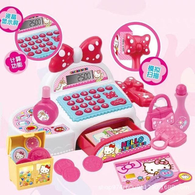 Máy tính tiền HELLO KITTY cho bé gái