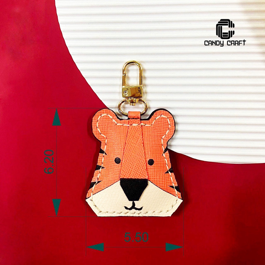 Charm thú gắn móc khóa siêu cute - phụ kiện trang trí túi