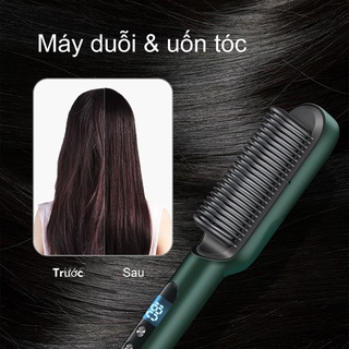 Lược điện tạo kiểu tóc đa năng chải tóc siêu thẳng, uốn tóc