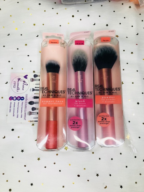 Cọ real teachniques by sam&Nic brush Expert face for foundation RT/200( cọ nền)