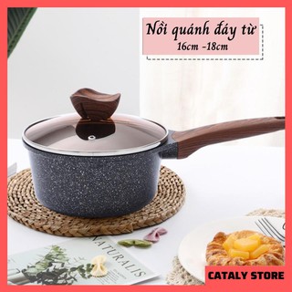 Nồi quánh vân đá chống dính đáy từ cao cấp bằng nhôm TFFP-541 Tiện lợi cho chiên, xào, quấy bột cho bé