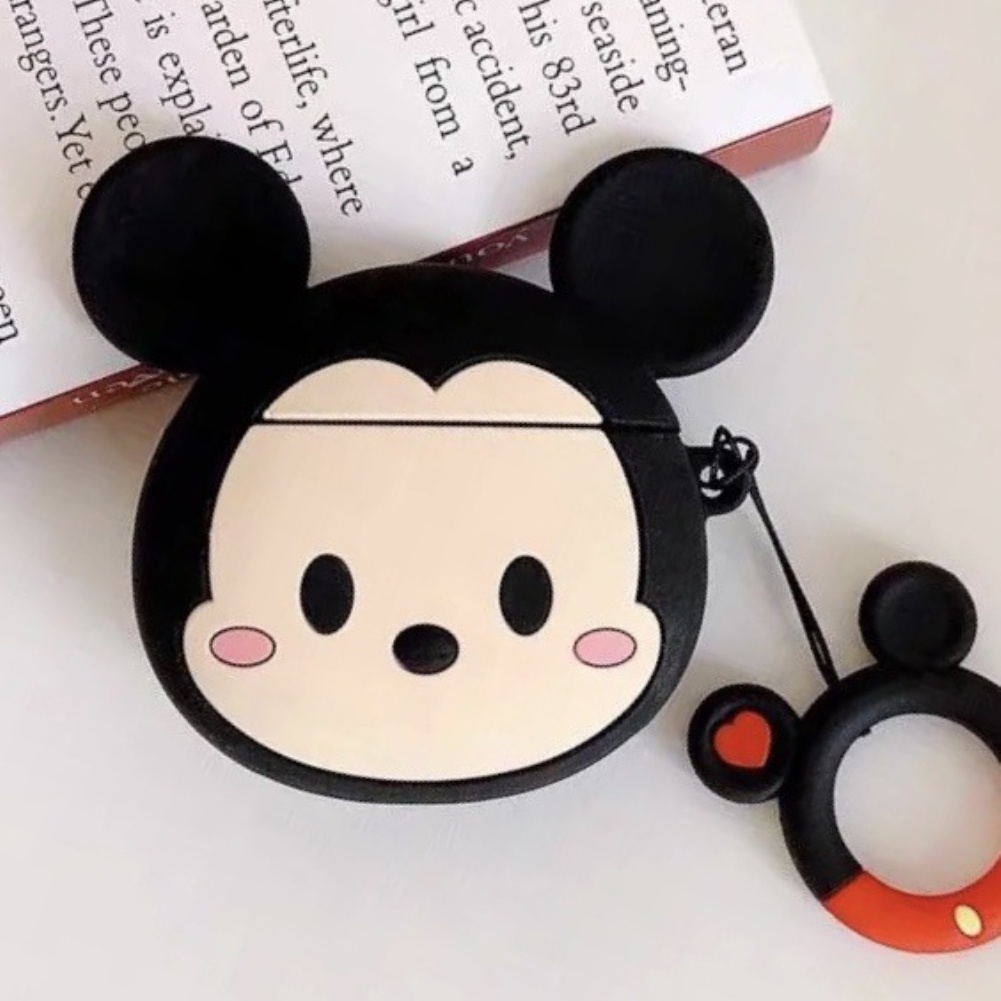 Vỏ Bảo Vệ Hộp Sạc Tai Nghe Lenovo LP40  Họa Tiết Hoạt Hình Chú Chó Và Khủng Long Dễ Thương