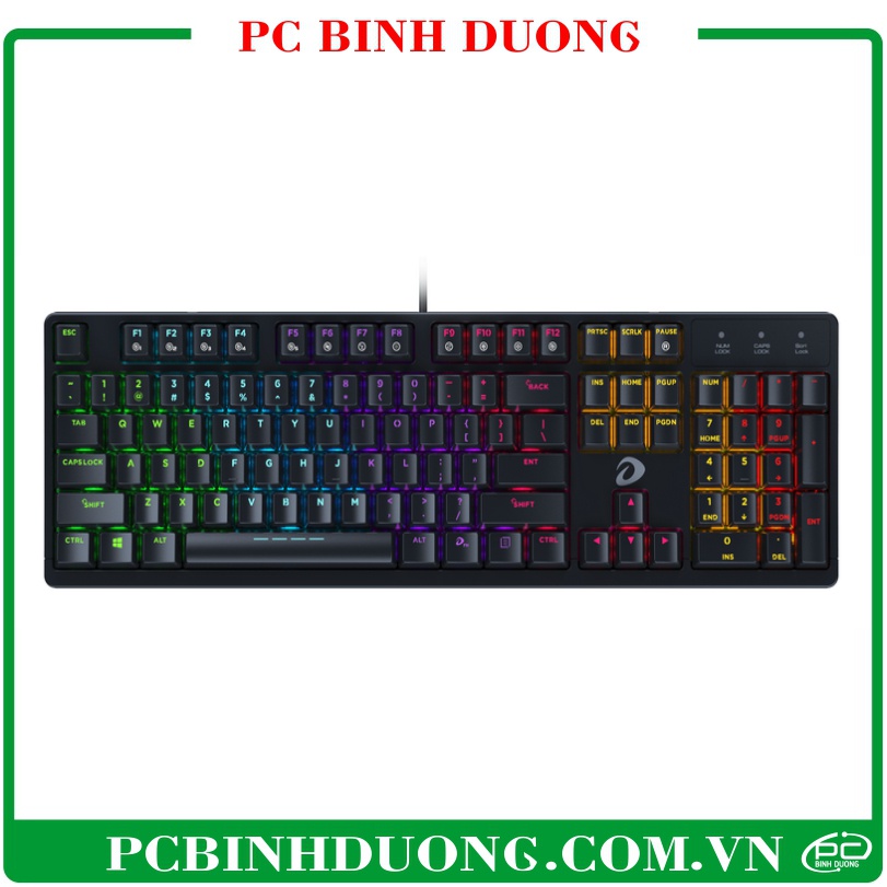 Bàn Phím Cơ Dareu EK1280S Black Multi Led (SW Blue/ Brown/ Red)