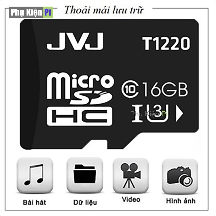 Thẻ nhớ JVJ 64GB/32GB/16GB/8GB/4GB chuyên dụng  tốc độ cao microSDHC - Bảo hành 5 năm 1 đổi 1