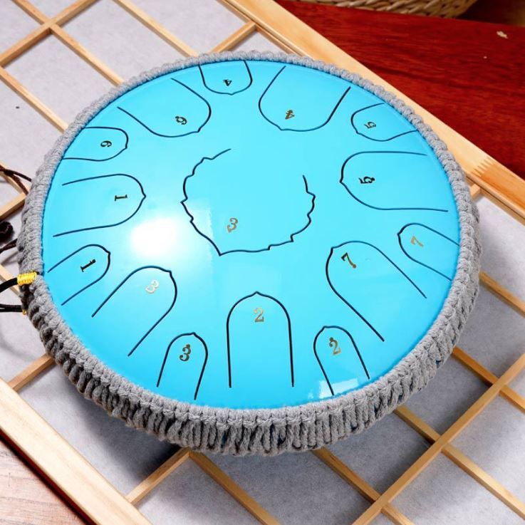 Trống Không Linh Cho Thiền Yoga 15 Nốt - Tank Drum - Steel Tongue Drum