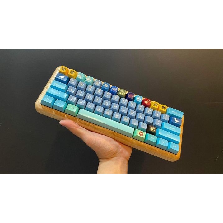 Vỏ Gỗ Bàn Phím Cơ TU40% - CASE WOOD MECHANICAL KEYBOARD TU40%