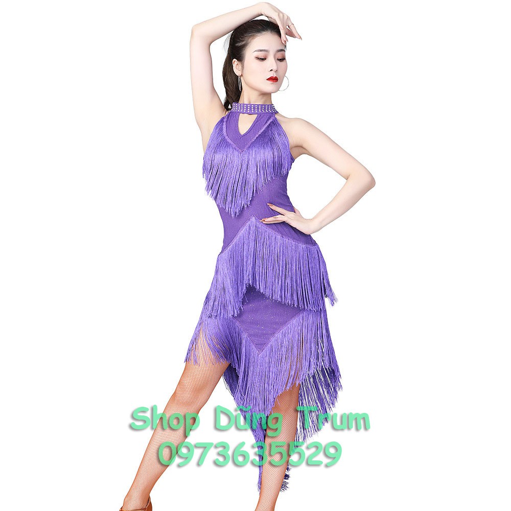 Đầm khiêu vũ nhảy Zumba nhảy Latin hiện đại cho vũ đoàn M2908