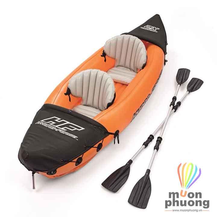 Thuyền kayak bơm hơi 3,2m Bestway thiết kế 3 khoang khí là phụ kiện thể thao dã ngoại tuyệt vời - MUÔN PHƯƠNG SHOP