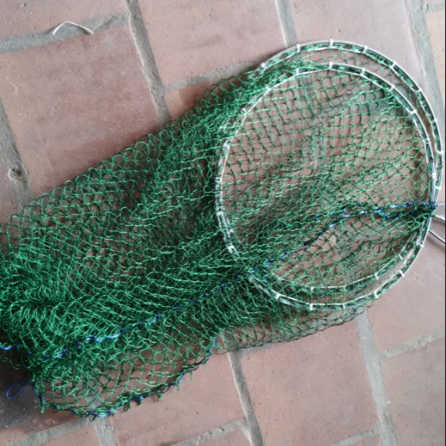 Vợt xúc cá sợi dù A15 sợi 15 khung sắt siêu bền - Thích hợp cho câu cá, vớt rác, ao hồ, thủy sản