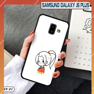 Ốp lưng Samsung J6 Plus- lưng nhám ,ngộ nghĩnh