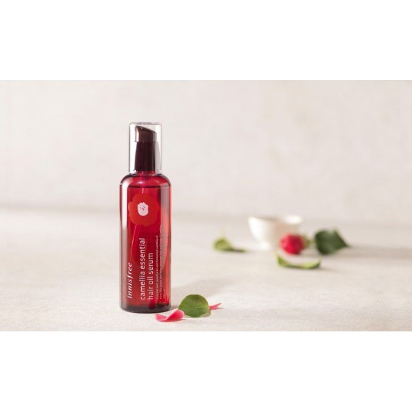 serum dưỡng tóc từ hoa trà innissfree camellia essential hair oil serum