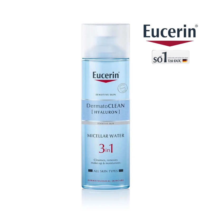 EUCERIN TẨY TRANG 3 TÁC DỤNG CHO DA NHẠY CẢM DERMATO CLEAN MICELLAR