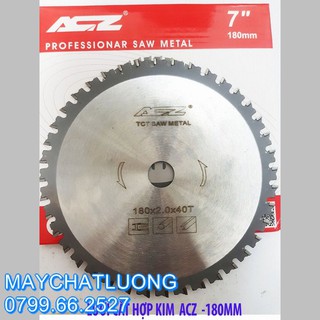 Lưỡi cắt sắt hợp kim 180mm- acz