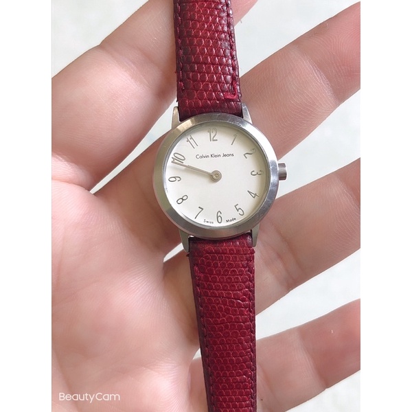 đồng hồ nữ hiệu calvin klein jeans quartz
