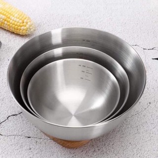 Bộ 3 thố inox ikea 2 lớp cách nhiệt cho nhà bếp