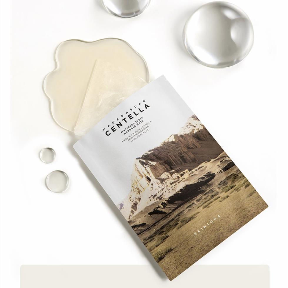 Hàng Hàn- Mặt Nạ Dưỡng Ẩm Và Làm Diu Da Skin1004 Madagascar Centella Watergel Sheet Ampoule Mask 25ml Chính Hãng 100%