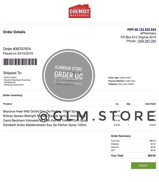 [SẴN] Midnight Fantasy Britney Spears 100ml SALE 50% full bill box | Thế Giới Skin Care