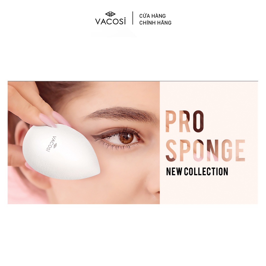 Bông Blender Vạt Xéo / Nón Lá VACOSI PRS PRO FLAT BLENDER - Dòng Chuyên nghiệp PH02 / BP31