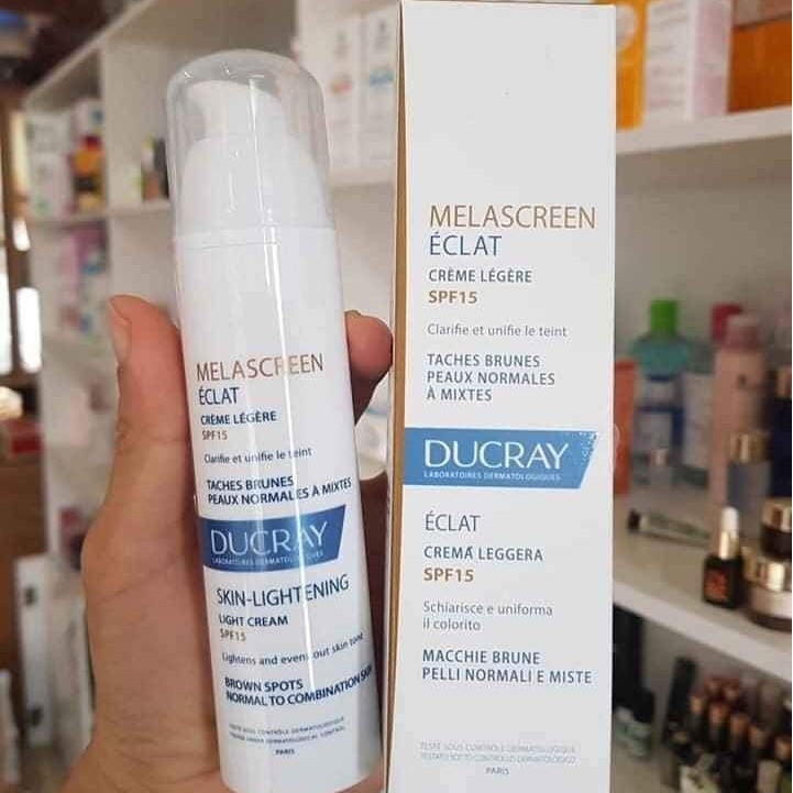 Kem chống nắng Ducray Melascreen Eclat Light Cream SPF15 dưỡng da, dưỡng trắng - Ducray Melascreen 40ml