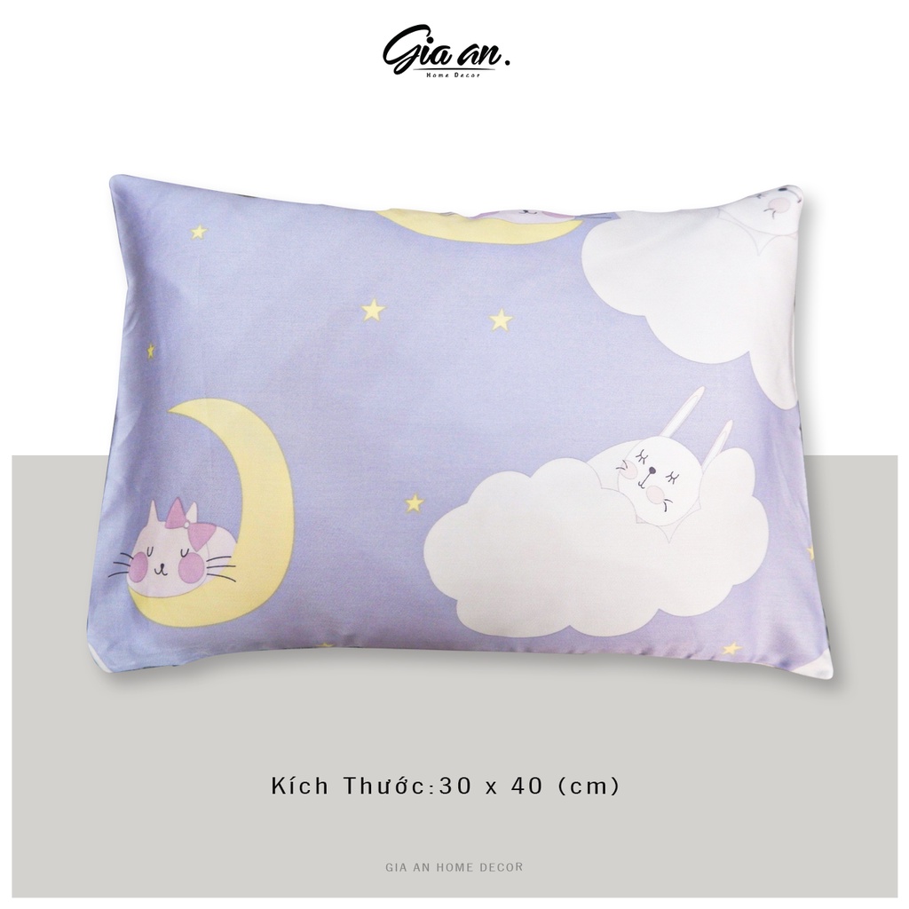 GAH - Vỏ gối cho bé size nhỏ chất liệu tencel 60s mềm mịn mát và cực kì thấm hút