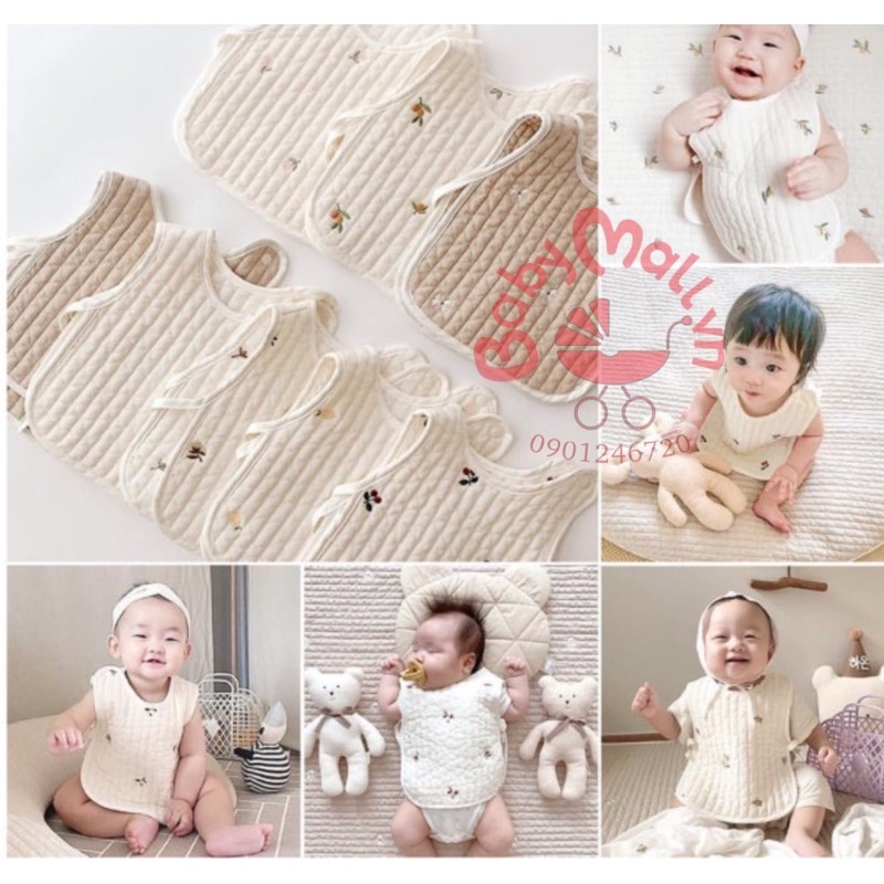 Yếm thêu trần bông Dottodot 4143