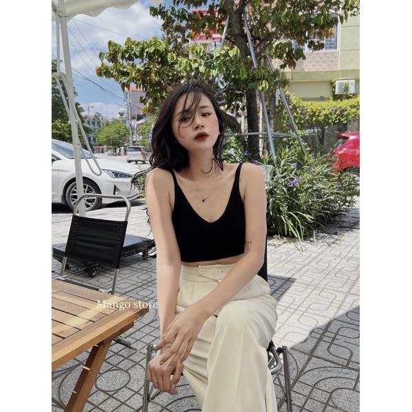 ÁO BRA LEN TĂM CÓ ĐỆM NGỰC 0406 hàng quảng châu