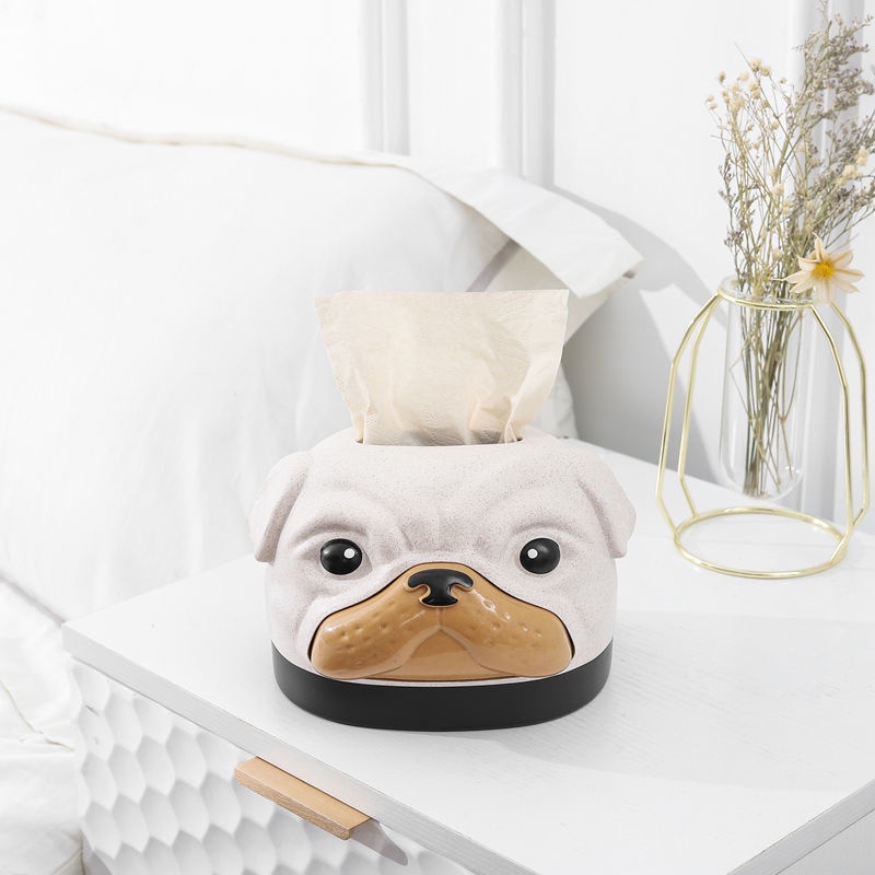 Hộp Đựng Khăn Giấy Cuộn Để Bàn Họa Tiết Hoạt Hình Sáng Tạo