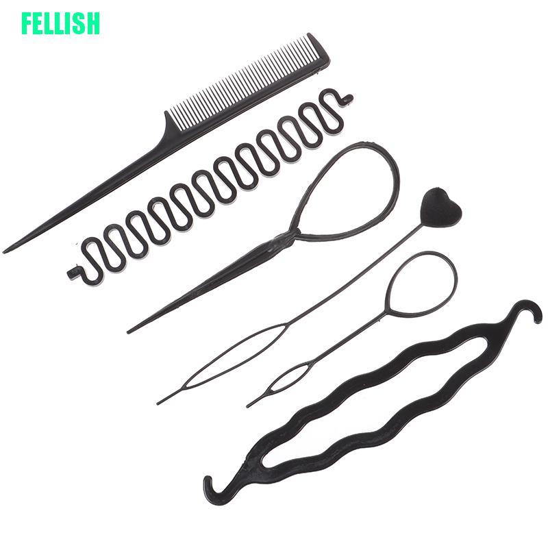 Bộ 6 Dụng Cụ Tạo Kiểu Tóc Tiện Dụng Cho Trẻ Em