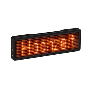 Bluetooth LED Name Badge Rechargeable Light Sign Display LED,Type 2