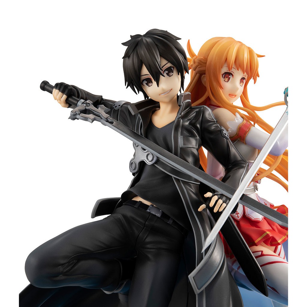 Mô hình chính hãng PVC Scale - Sword Art Online - Asuna - Kirito - Lucrea - 1/7 - SAO 10th Anniversary (MegaHouse)