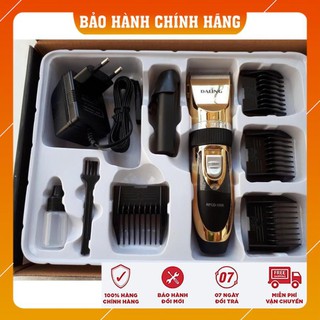 [BH 12 Tháng] Tông đơ cắt tóc Daling 1006 công suất 12W kèm pin dự phòng, máy cắt tóc hớt tóc