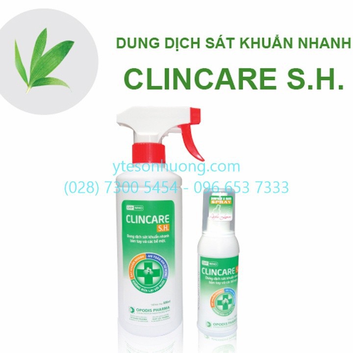 Nước sát khuẩn bề mặt Clincare S.H 500ml