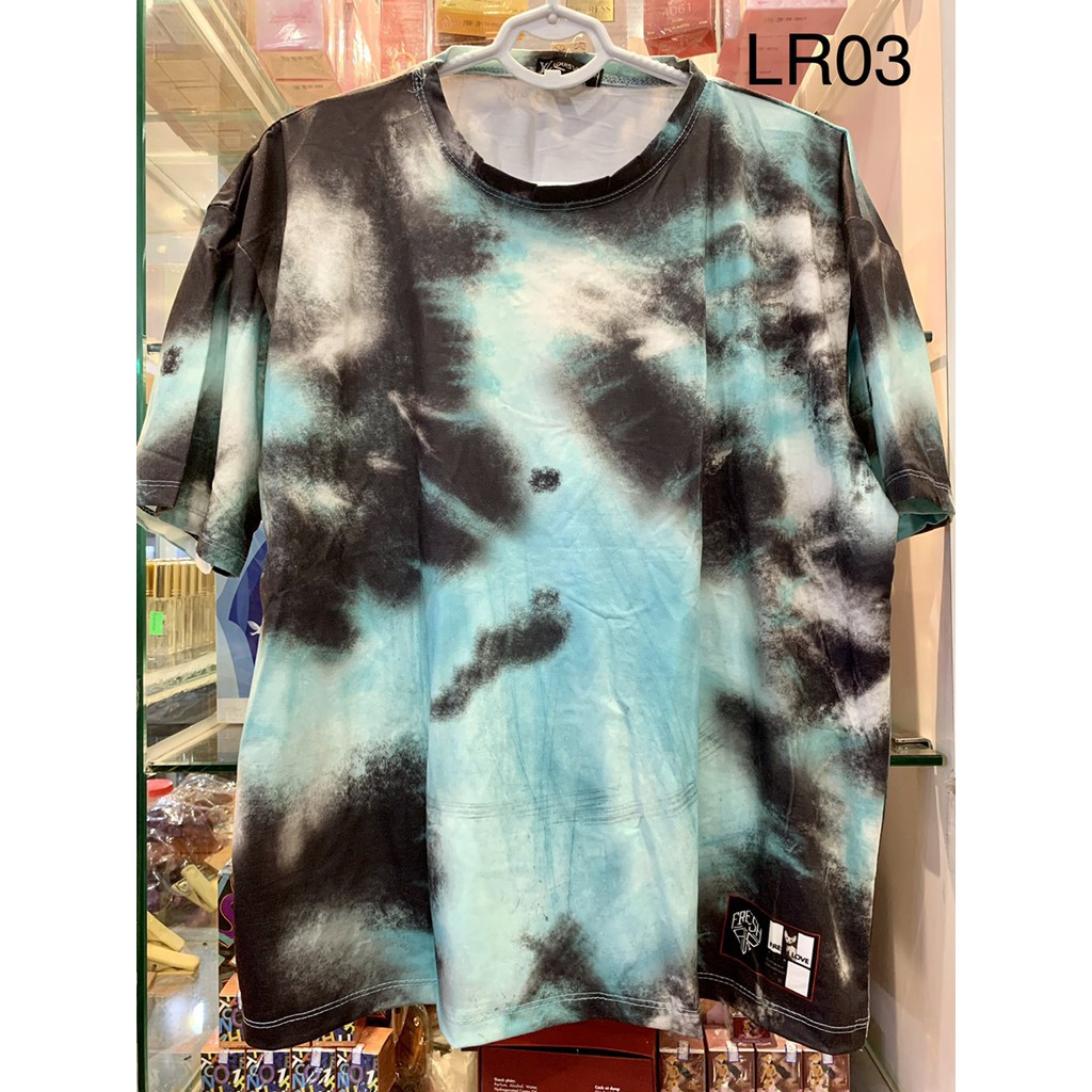 Áo thun loang màu 𝑭𝒓𝒆𝒆𝒔𝒉𝒊𝒑 Áo phông unisex LR36 {nhiều mẫu} vải cotton xượt poli co giãn thấm hút tốt, không xù lông