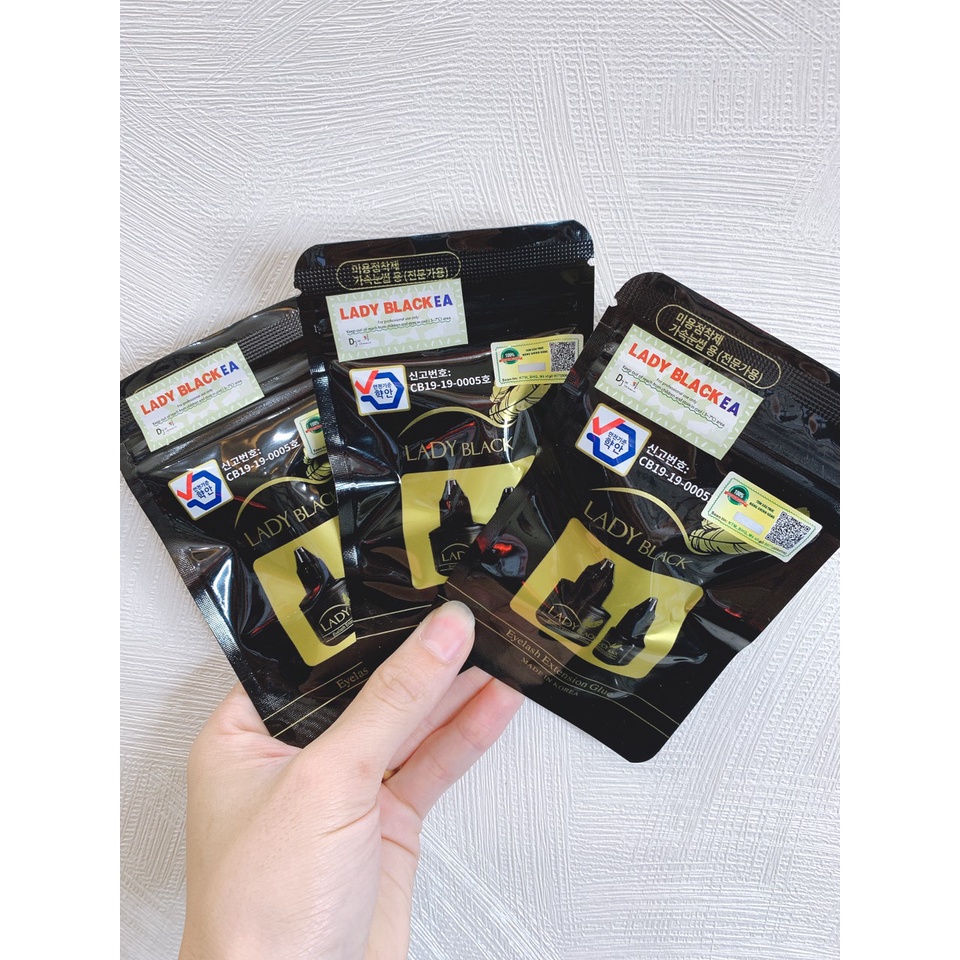 Keo Nối Mi Lady Black - Keo Nối Mi Đen Thân Thánh-keo nối mi-keo tạo fan- Chuyên Mi Nail