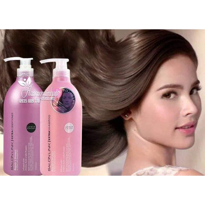 Bộ dầu gội-xả SALON LINK EXTRA 1000ml