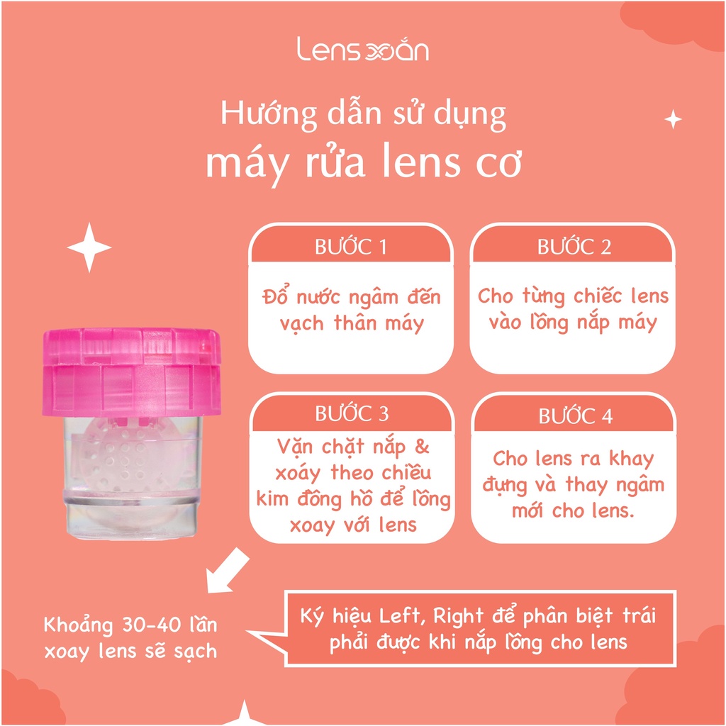 MÁY RỬA LENS CƠ HỌC GIÁ RẺ | LENS XOẮN | MÁY RỬA LENS/KÍNH ÁP TRÒNG