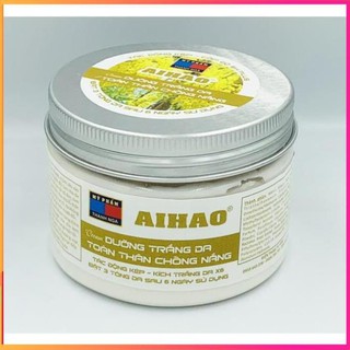 [HIỆU QUẢ SAU 7 NGÀY SỬ DỤNG]Kem dưỡng trắng da, kem chống nắng - Kem AIHAO Dưỡng Trắng Da Toàn Thân Chống Nắng 135g