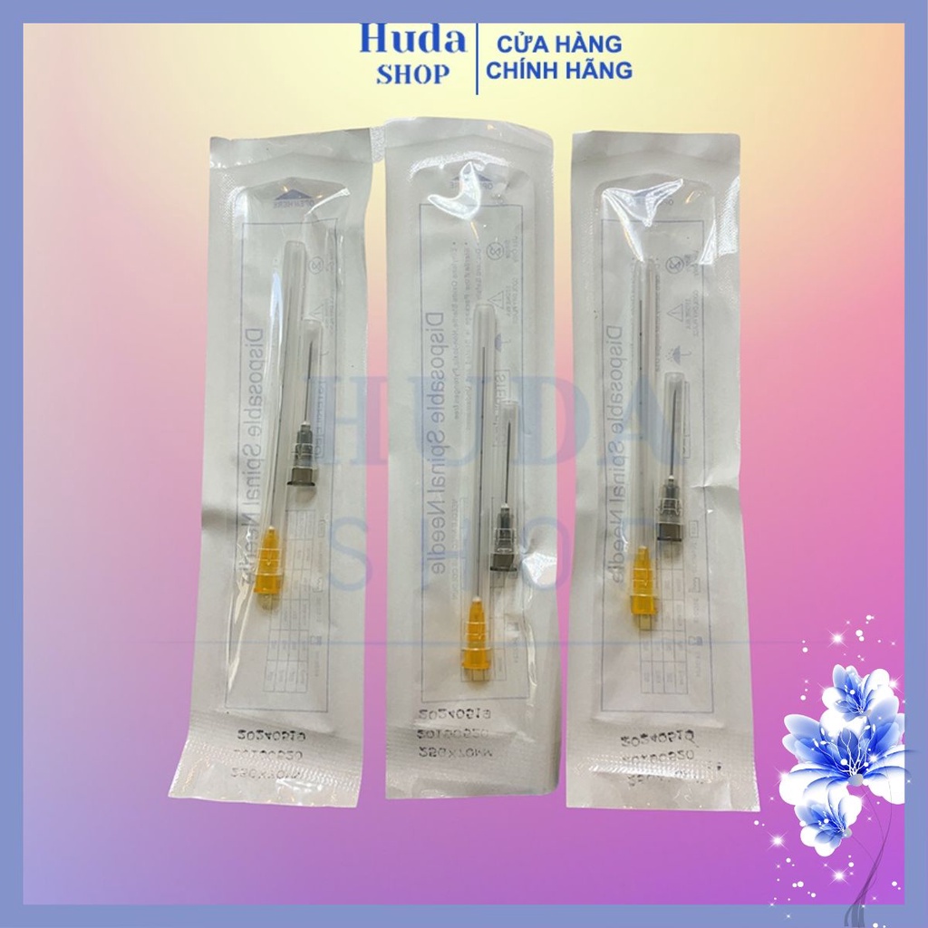 Combo 3 Kim canula 25G gồm 1 kim đầu tù,1 kim mồi