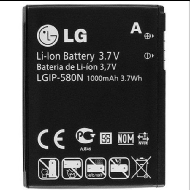 Pin LG GC900/GT505 (LGIP-580N) bảo hành 6 tháng