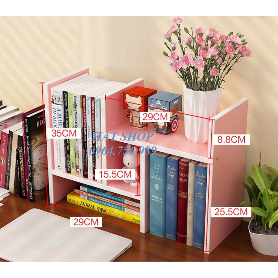 Kệ để sách mini để bàn làm việc | BigBuy360 - bigbuy360.vn