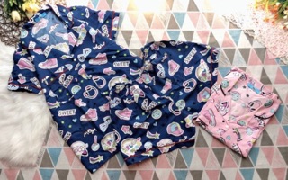 [BIGSIZE 58-72Kg]Bộ Pijama Kate Bigsize Ngắn