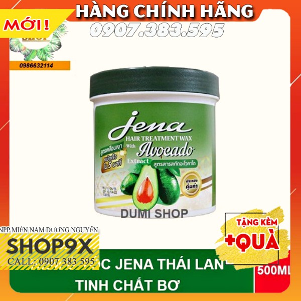 Kem Ủ Tóc Bơ Jena Thái Lan Siêu Mềm Mượt Hũ To 500ml