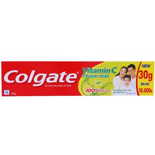 Kem đánh răng Cogate Vitamin C 170 gr