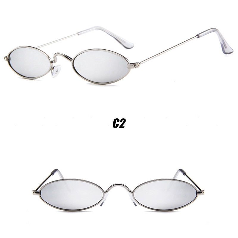 Kính Mát Gọng Oval Phong Cách Retro Thời Trang | BigBuy360 - bigbuy360.vn