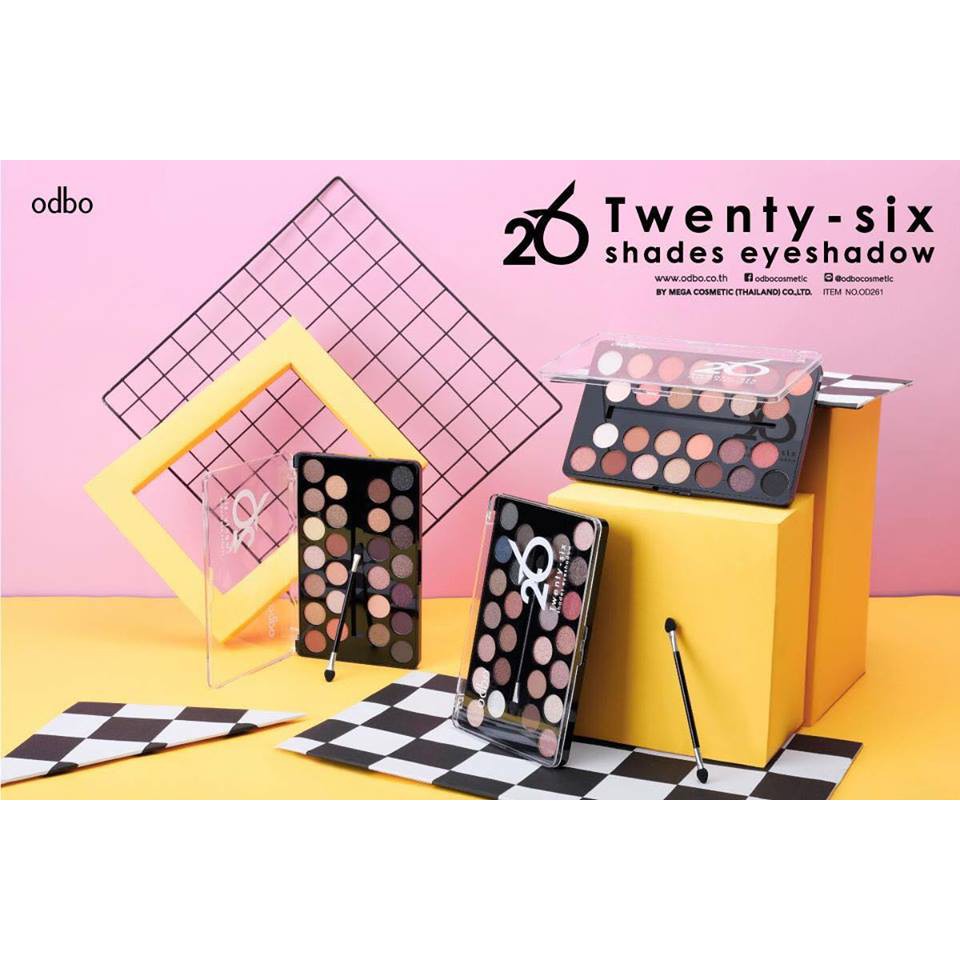 BẢNG PHẤN MẮT 26 Ô MÀU ODBO TWENTY SIX SHADOW OD261 CHÍNH HÃNG - 3423