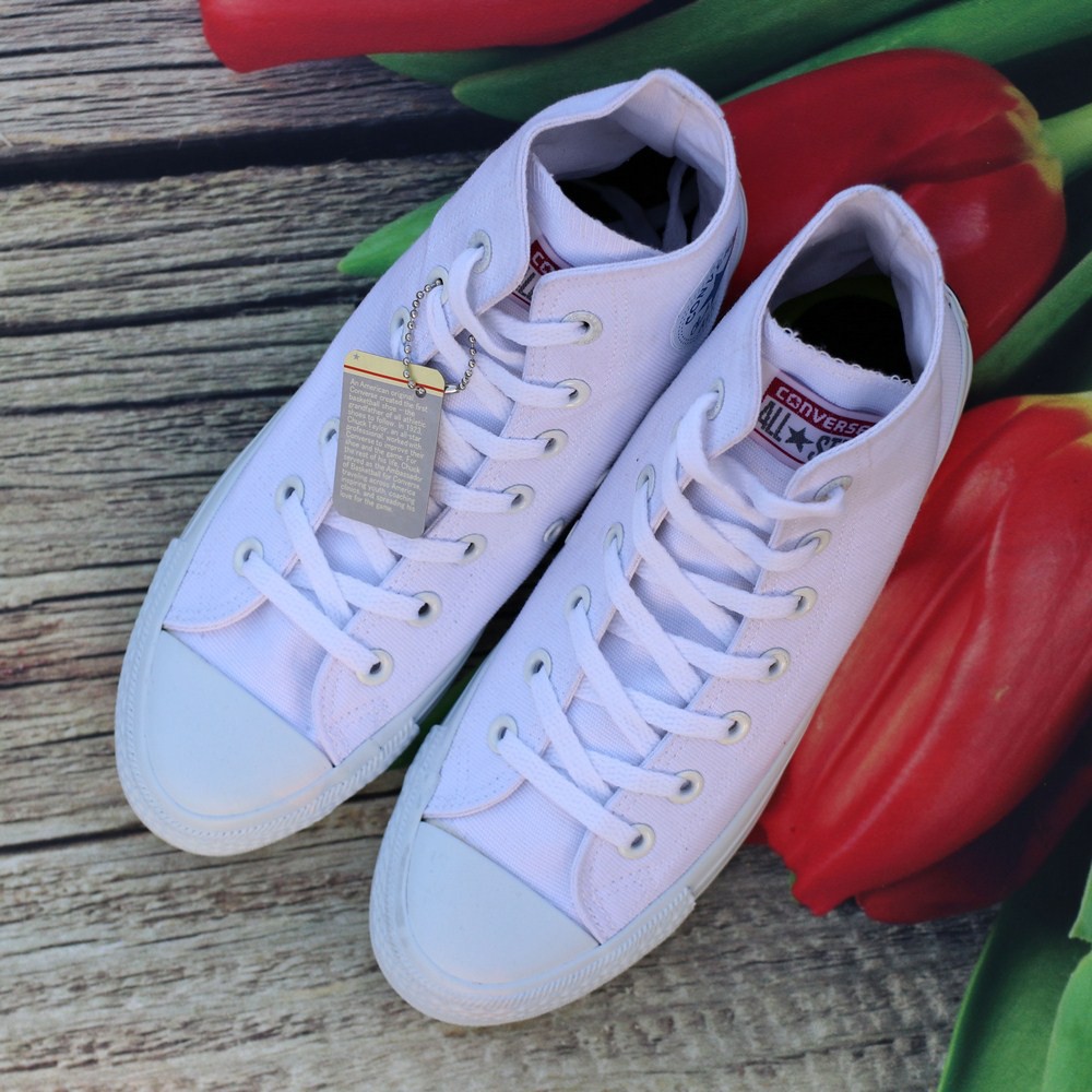 Giày Sneaker Chuck 2 Trắng Nam Cổ Cao ZRF | BigBuy360 - bigbuy360.vn