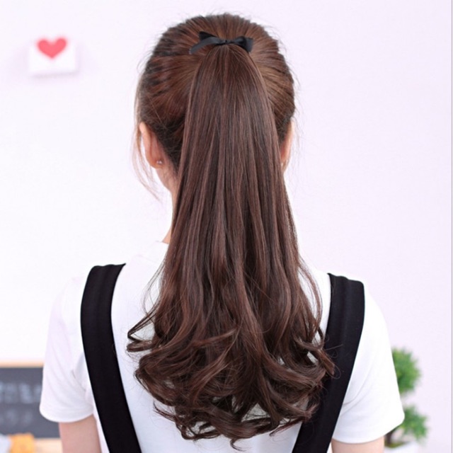 Tóc giả nữ❤️ Freeship❤️ Tóc buộc xoăn 02