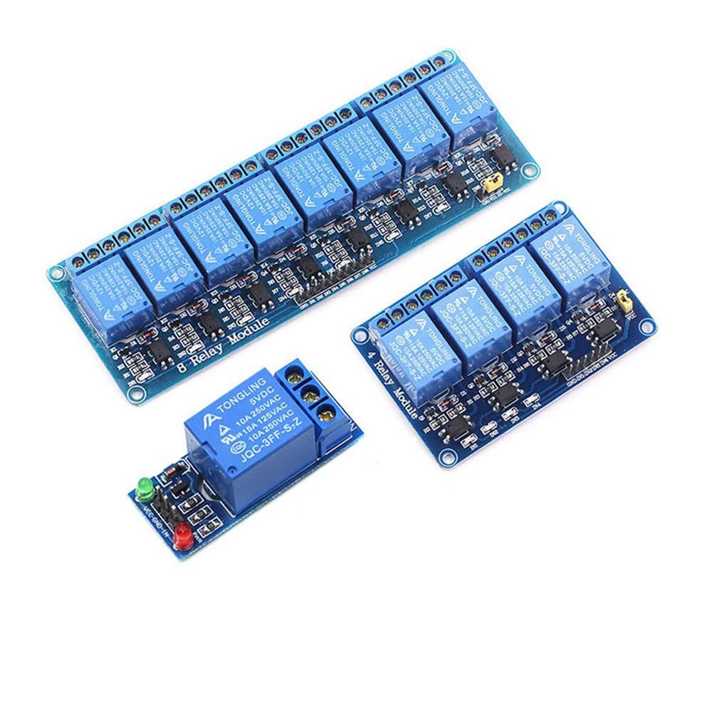 Mô Đun Rơ Le Cầu Chì 240V 2A 5V 1 / 2 / 4 / 6 / 8 Kênh Chuyên Dụng