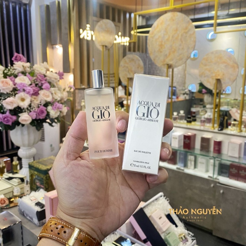 Nước hoa mini nam Acqua Di Giò 15ml - Hàng chính hãng